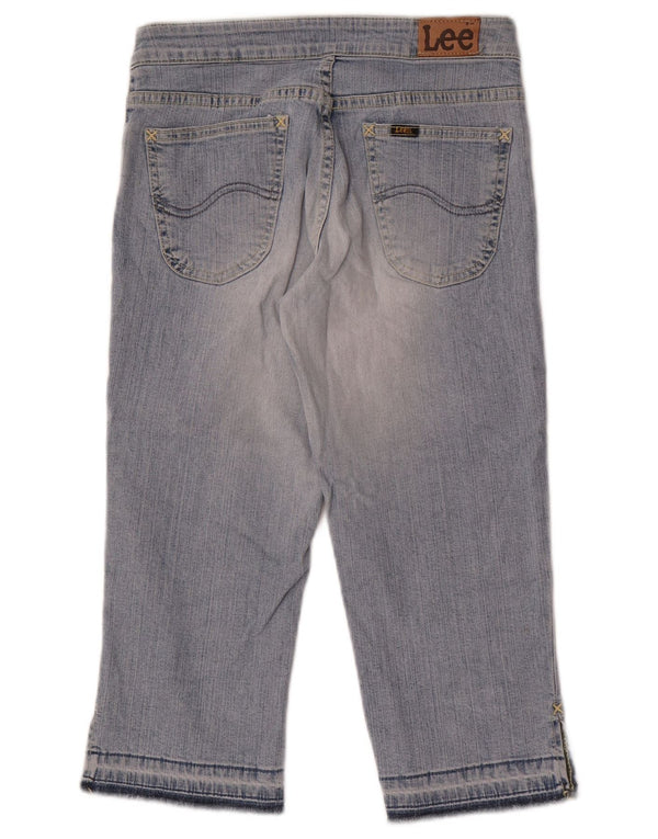 Lee Womens Capri Jeans W27 L19 Azul Algodão