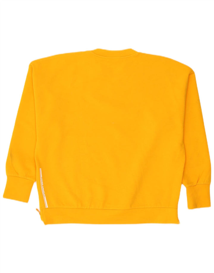 Under Armour feminino oversized moletom jumper UK 10 pequeno laranja