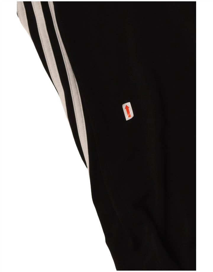 ADIDAS Mens Tracksuit Trousers Joggers Small  Black Polyester