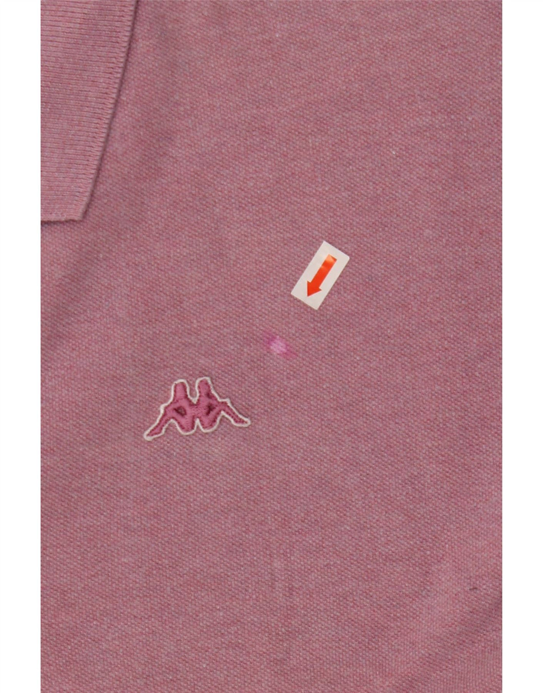 Camisa polo masculina KAPPA grande rosa algodão clássico