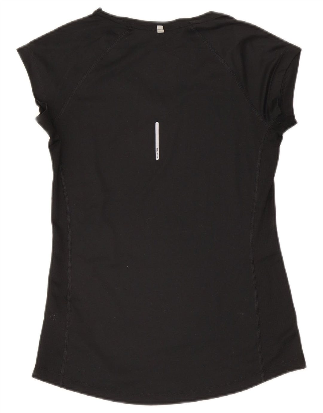 Camiseta Nike Feminina Dri Fit Top UK 8 Pequena Poliéster Preta