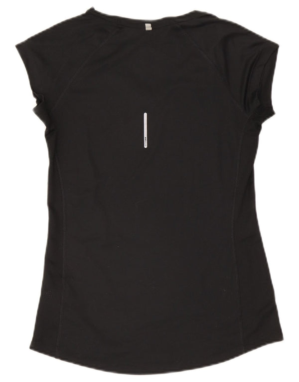 Camiseta Nike Feminina Dri Fit Top UK 8 Pequena Poliéster Preta