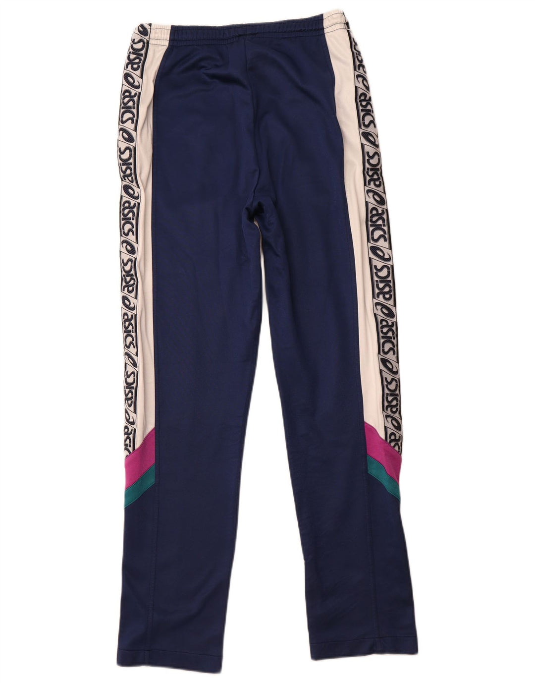 Asics Full Tracksuit feminino IT 48 XL azul marinho colorblock poliamida