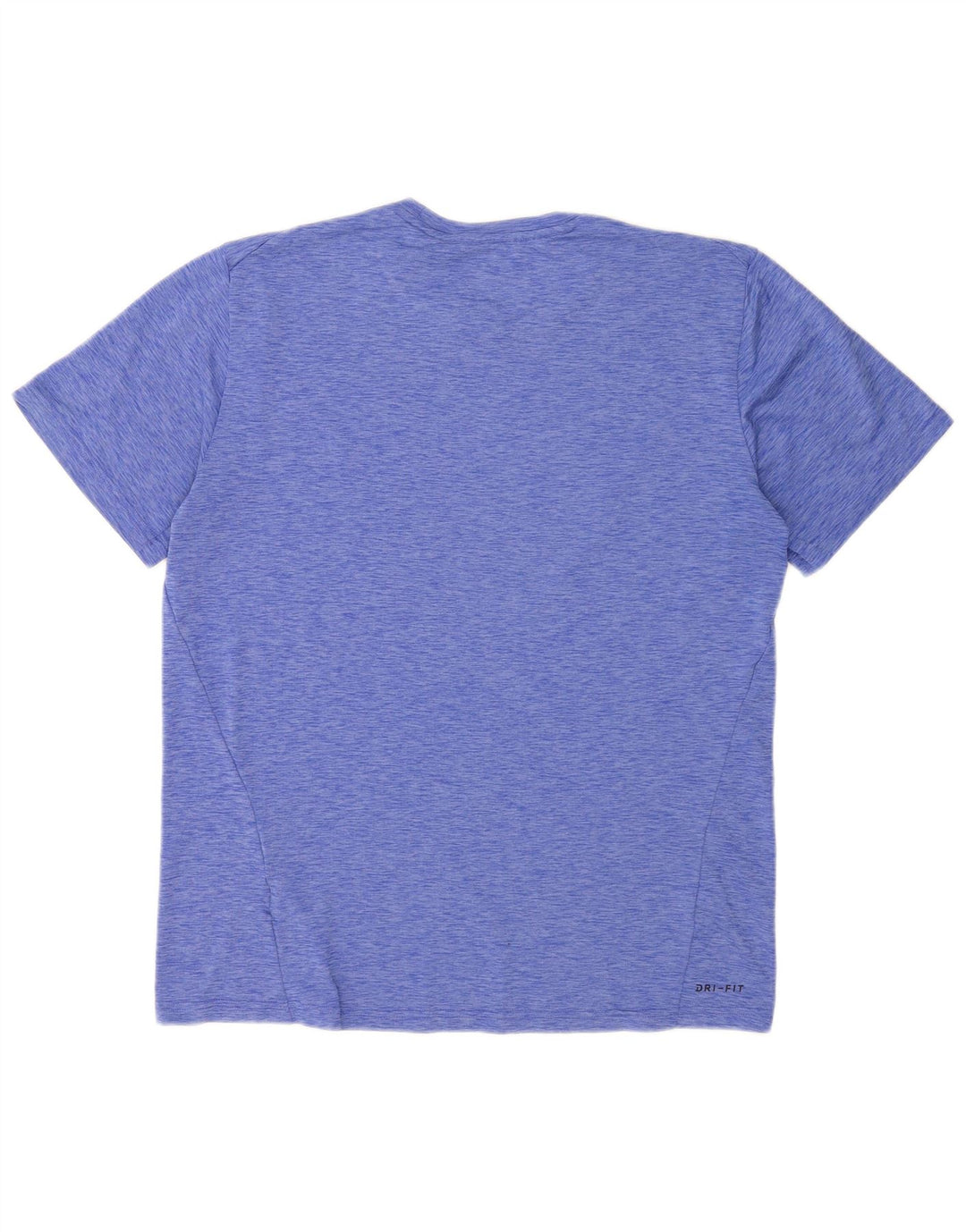 Camiseta masculina Nike Dri Fit grande poliéster manchado azul