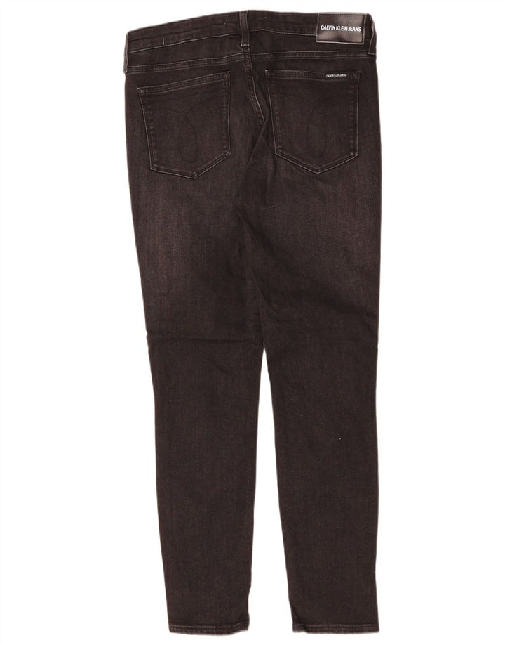 Calça jeans skinny feminina CALVIN KLEIN W29 L28 algodão preto