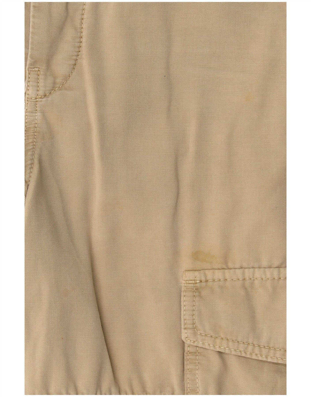 Calça cargo reta feminina Zara pequena W27 L30 bege