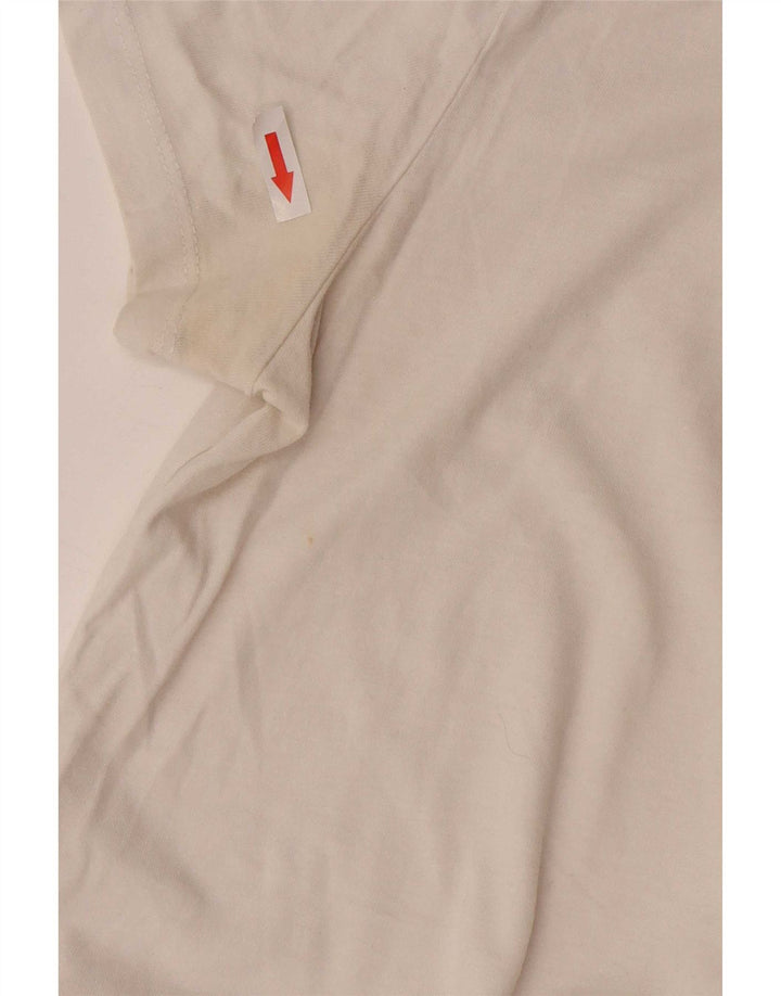 Camiseta masculina Superdry Top médio algodão branco