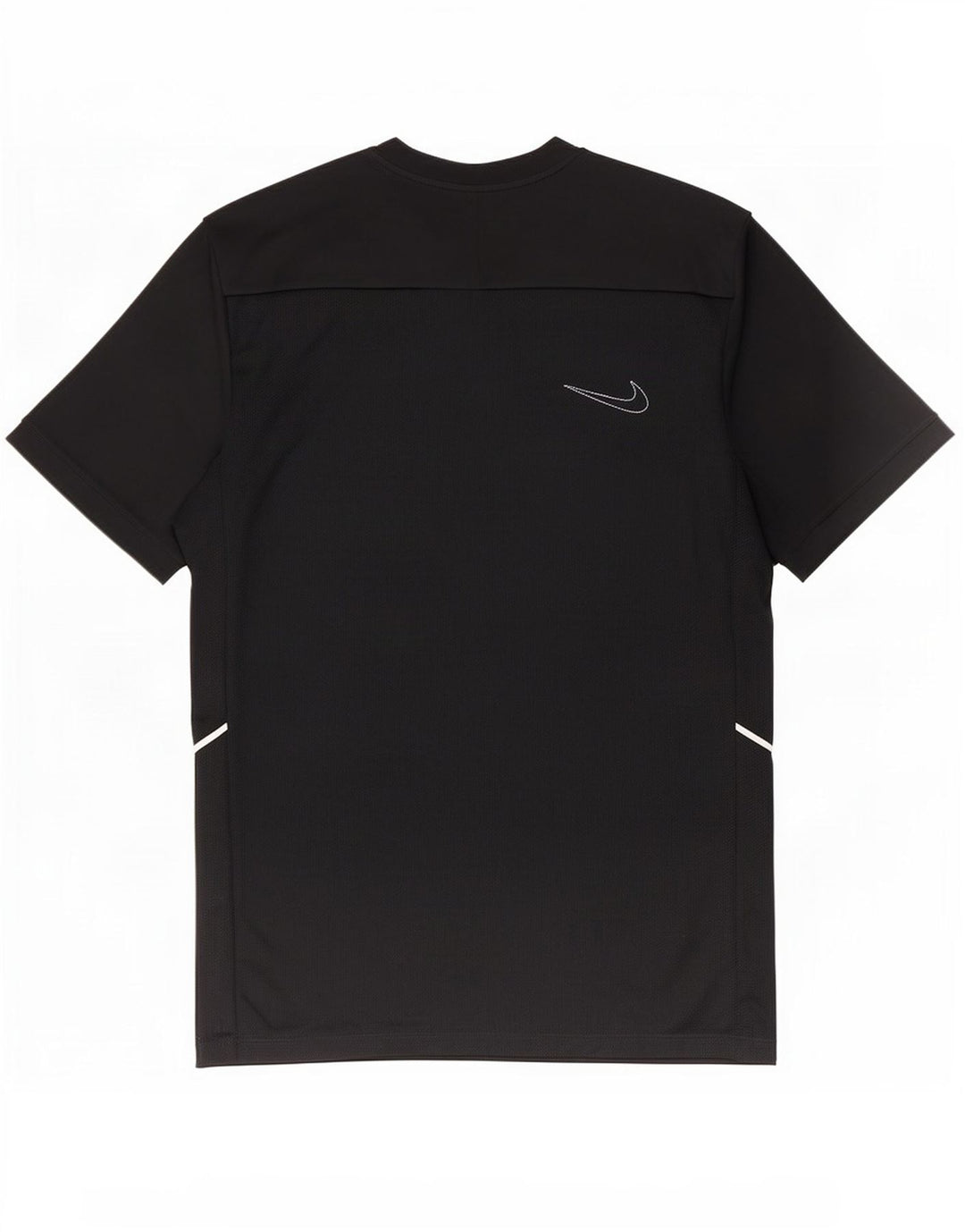 Camiseta masculina Nike Dri Fit Slim Top médio preto poliéster