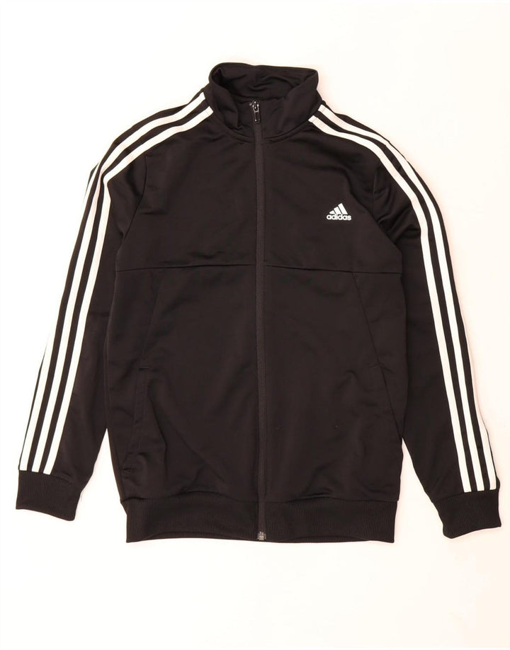 Casaco de treino Adidas Boys Climalite 13-14 anos preto poliéster