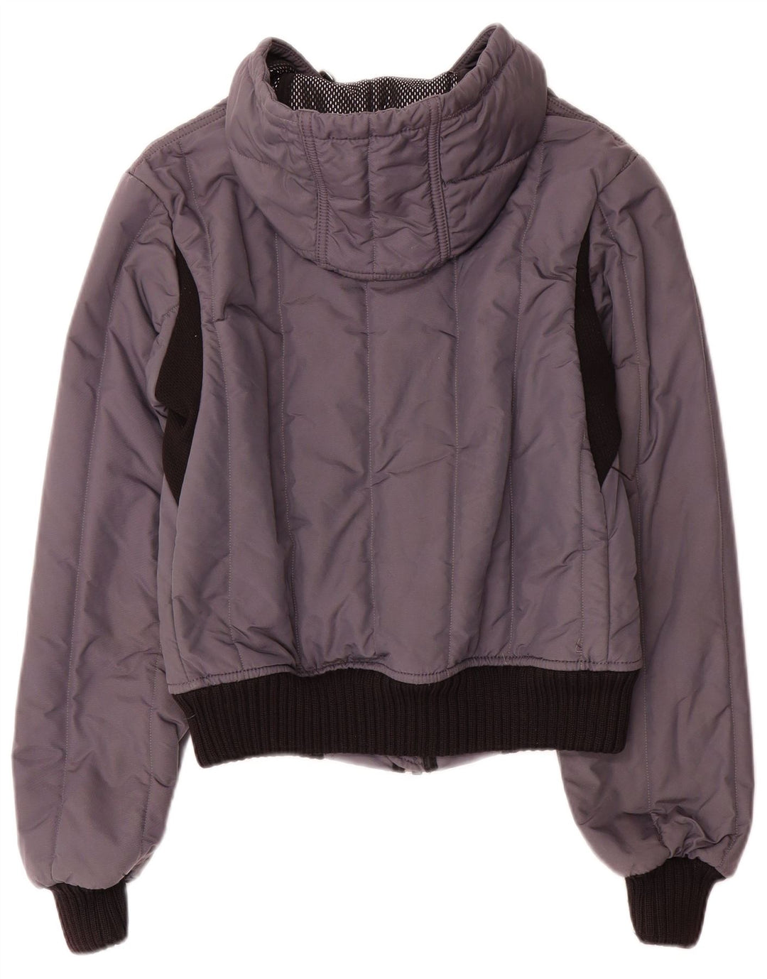 Jaqueta de chuva feminina com capuz Refrigiwear IT 44 cinza médio Colourblock Nylon