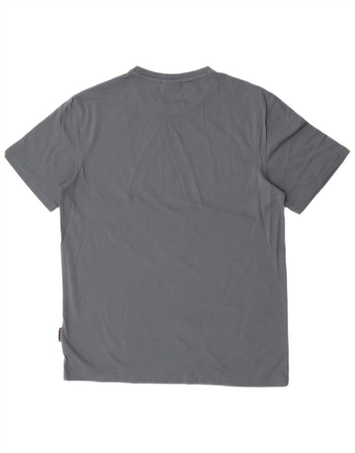 Camiseta masculina Napapijri azul médio