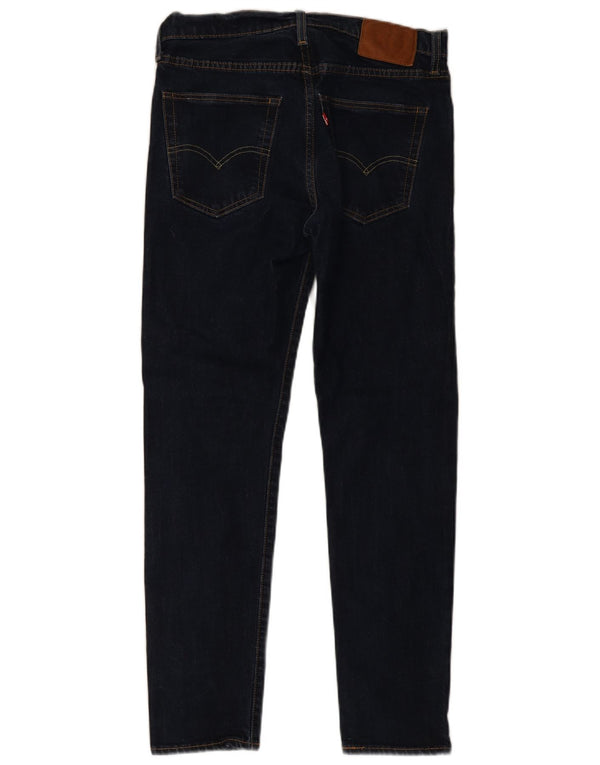 Calça jeans masculina Levi's 512 Slim Fit Tapered 33 L32 azul marinho algodão