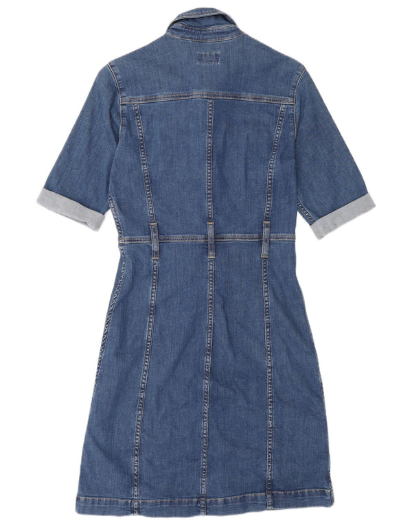 Vestido jeans feminino PEPE Jeans UK 10 algodão azul pequeno