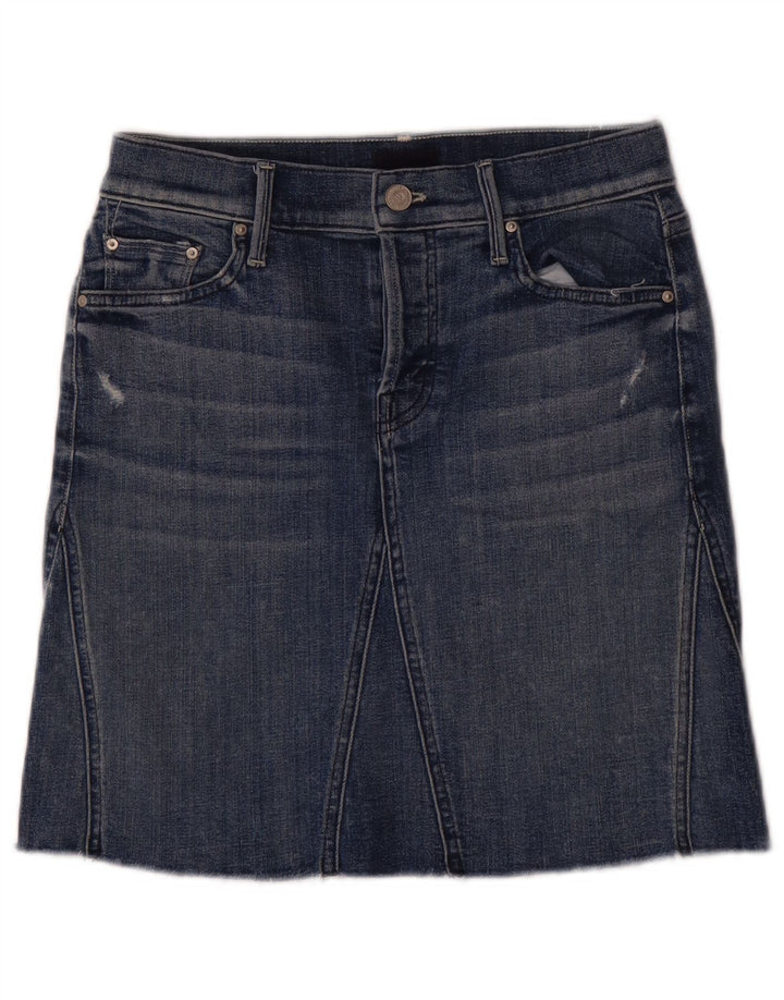 Saia jeans feminina mãe W25 XS azul