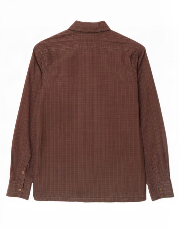 Camisa masculina Paul Smith xadrez marrom médio