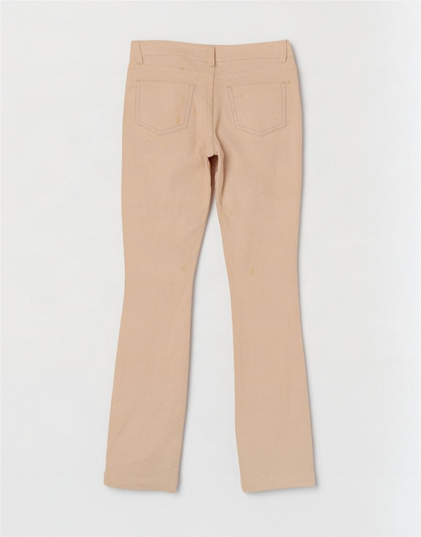 Calça jeans reta feminina Richmond W29 L33 algodão branco