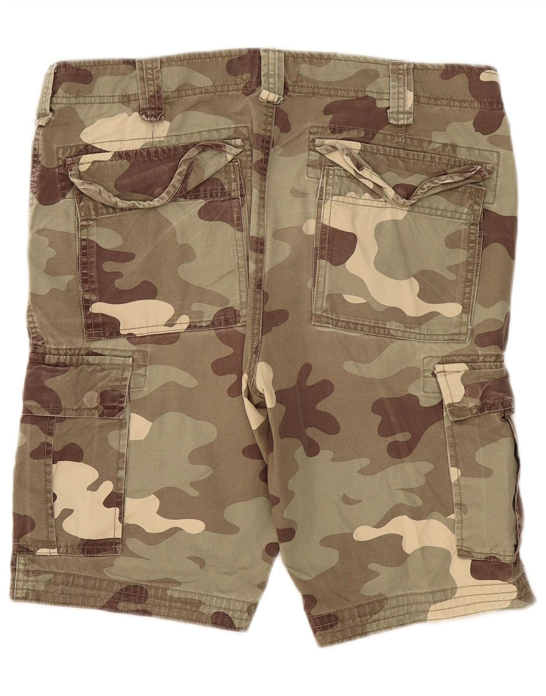 Shorts cargo feminino Best Company IT 48 médio W36 camuflagem cáqui