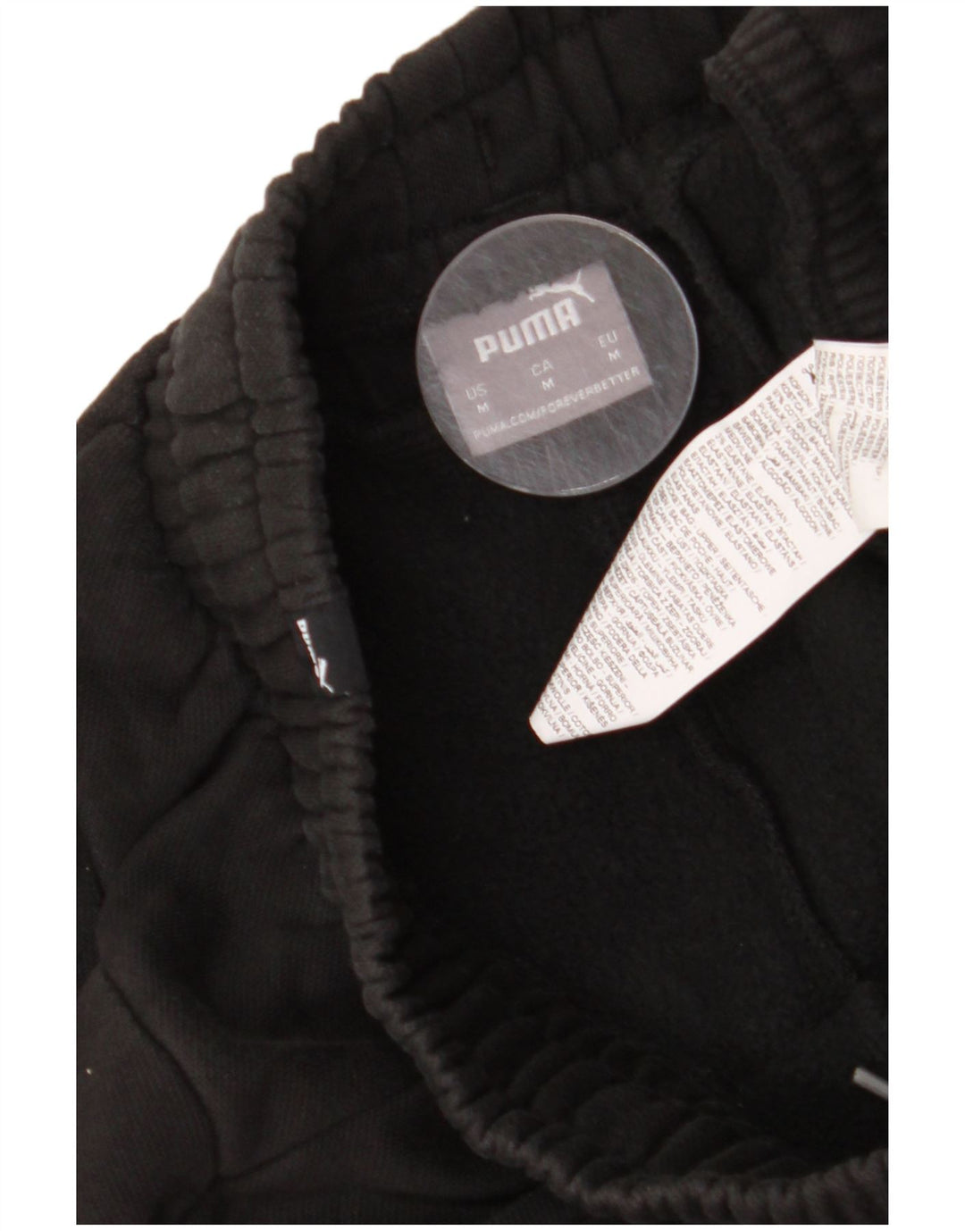 Calça de treino masculina Puma Graphic Joggers médio preto