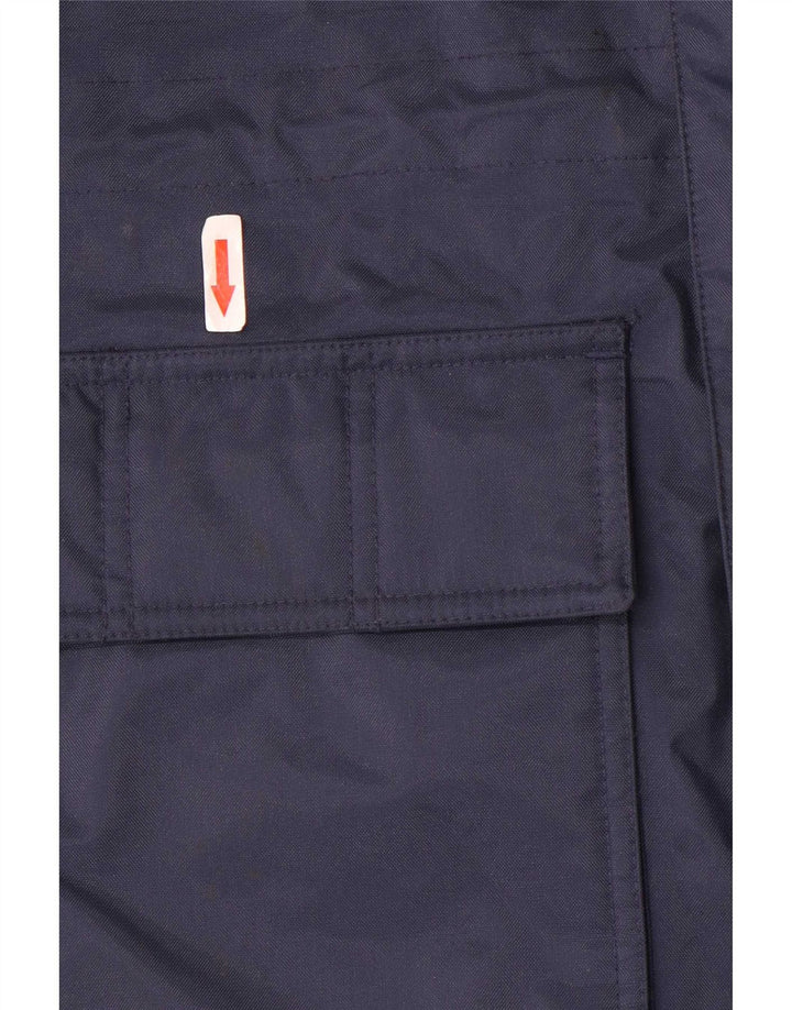 Casaco masculino acolchoado com capuz grande Helly Hansen Reino Unido 36 pequeno azul marinho