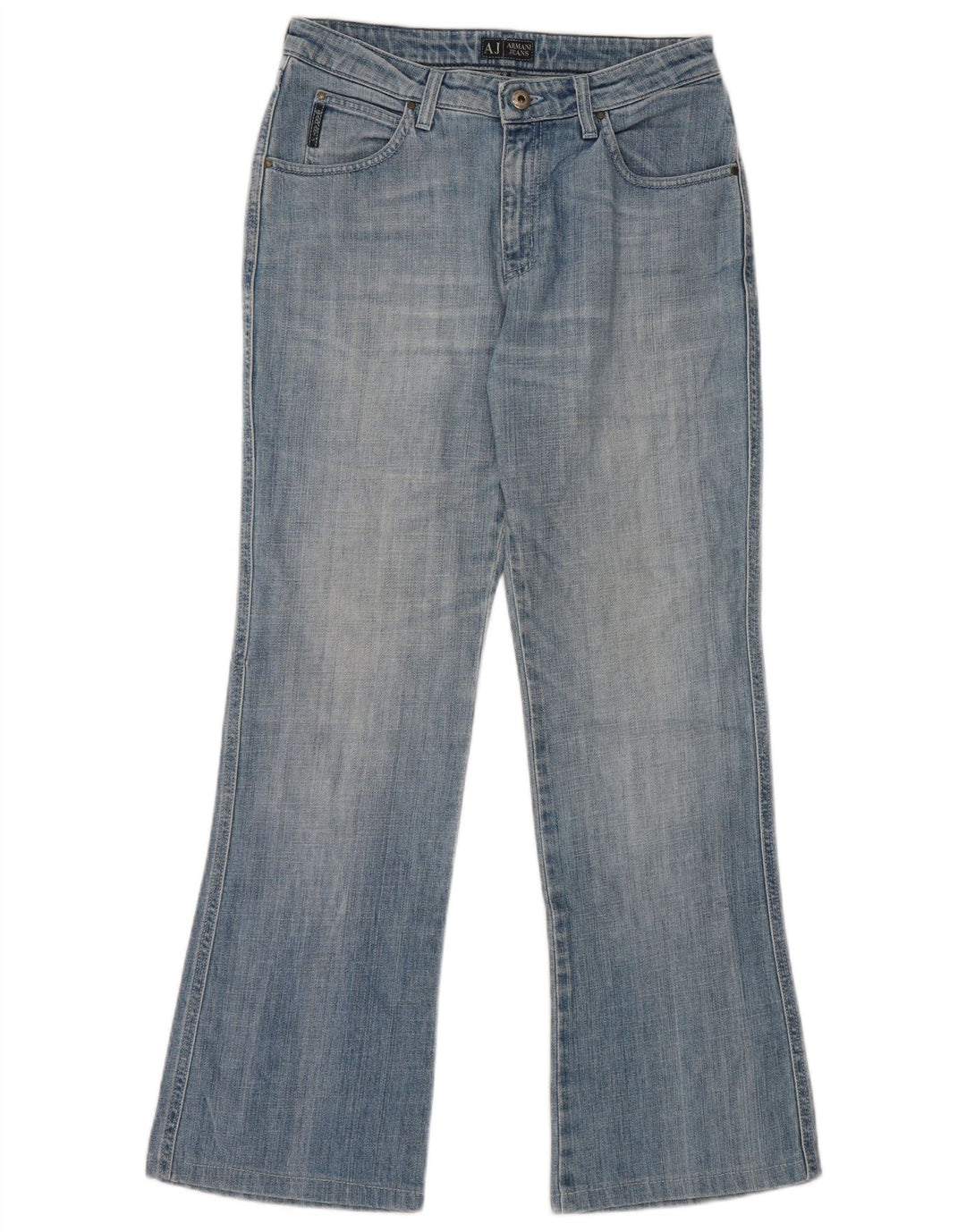 Armani feminino bootcut jeans W30 L29 algodão azul