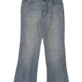 Armani feminino bootcut jeans W30 L29 algodão azul
