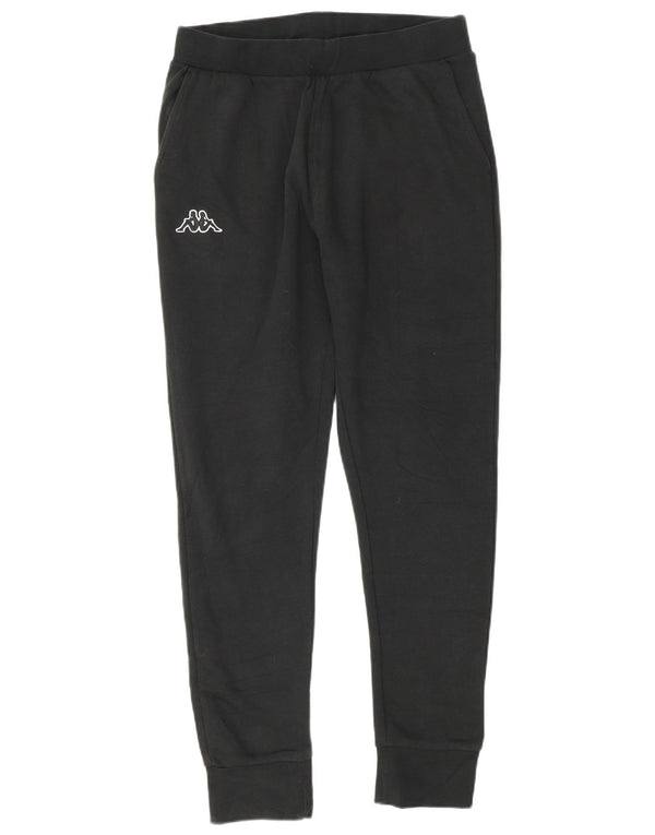 Calça de treino masculina Kappa Joggers pequeno algodão preto