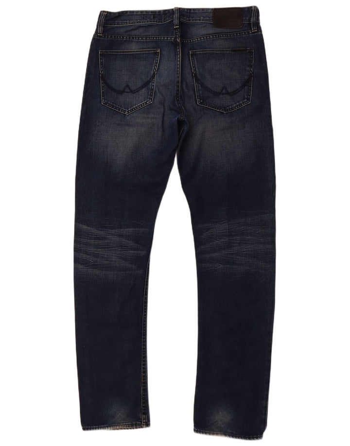 Jeans soltos masculinos SUPERDRY W32 L34 algodão azul