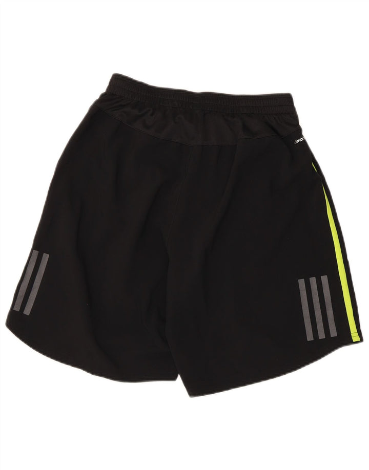 Shorts esportivos masculinos Adidas pequeno bloco colorido preto