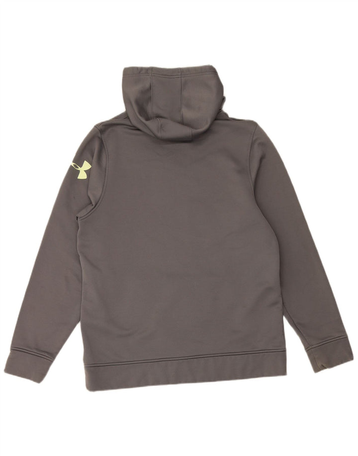 Under Armour masculino gráfico moletom com capuz cinza médio