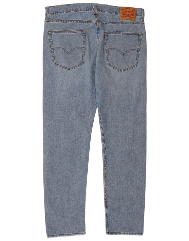 Levi's Masculino 502 Tapered Jeans W36 L32 Azul Algodão