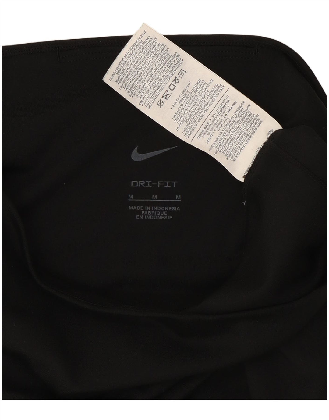 Leggings Nike Dri Fit Capri UK 12 Médio Preto Poliéster