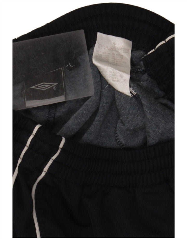 Calça de treino capri feminina UMBRO Reino Unido 16 grande azul marinho poliéster