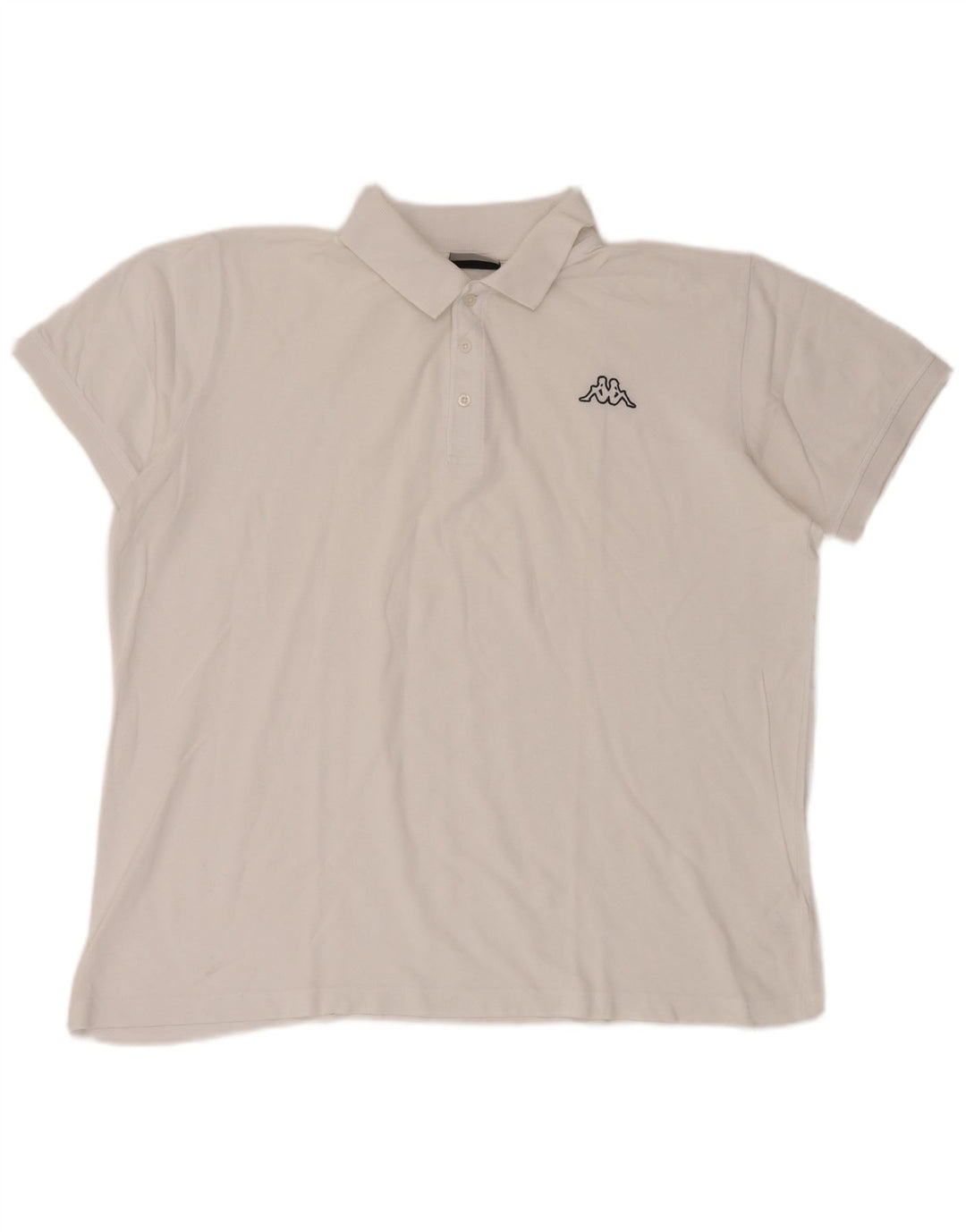 Camisa polo masculina KAPPA 2XL algodão branco