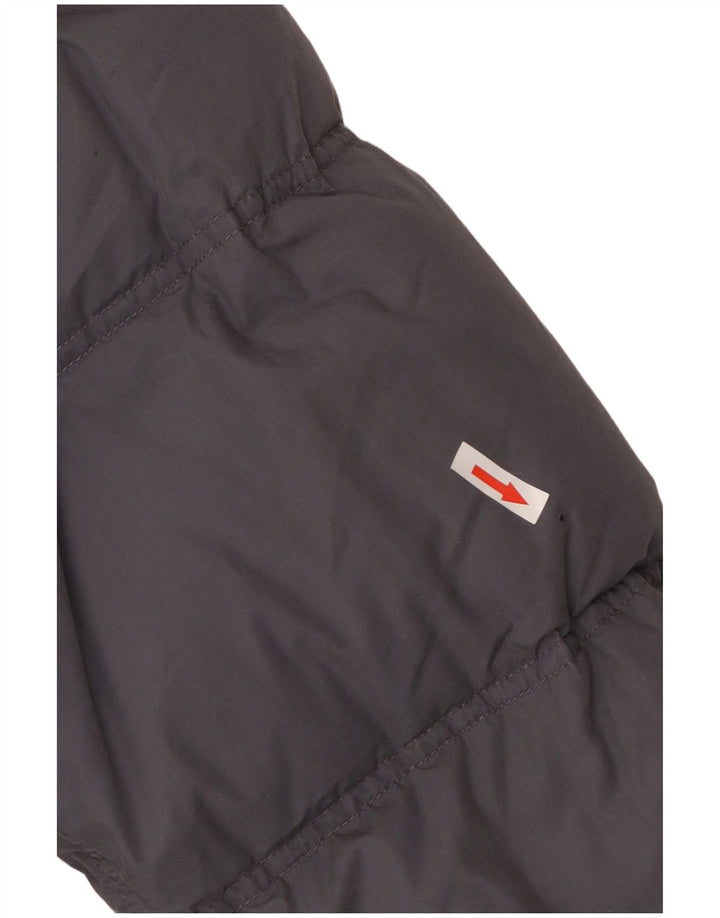 Jaqueta acolchoada reversível masculina Lotto UK 38 poliéster cinza médio