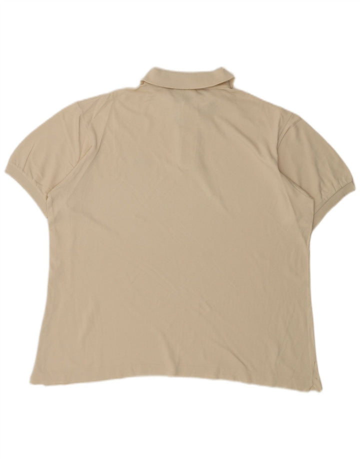 Camisa polo masculina LACOSTE tamanho 5 grande bege