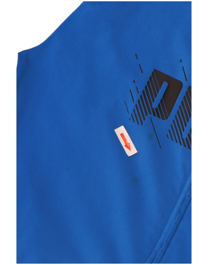 Jaqueta Puma Boys Graphic Tracksuit Top 13-14 anos Azul Colorblock