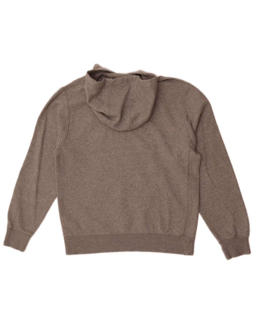 Nike Mens Hoodie Jumper Pequeno Algodão Cinza
