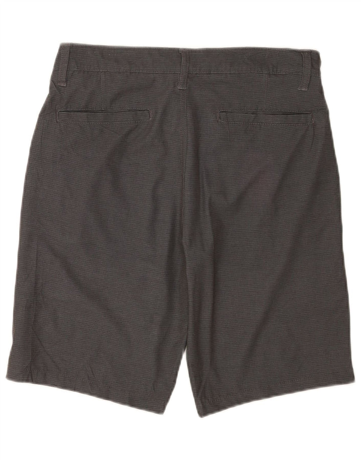 Hurley Mens Chino Shorts W28 Pequeno Poliéster Cinza