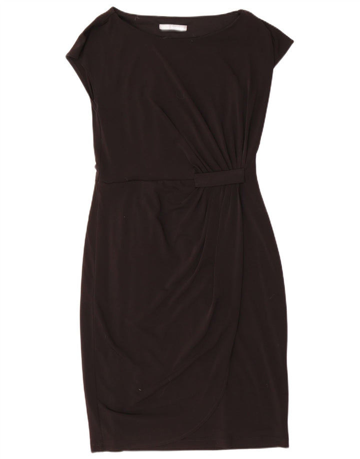 Vestido bainha feminino Marks & Spencer Reino Unido 12 médio preto