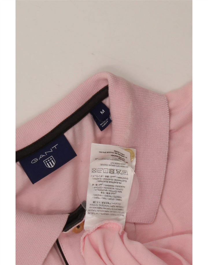 Camisa polo masculina GANT médio algodão rosa