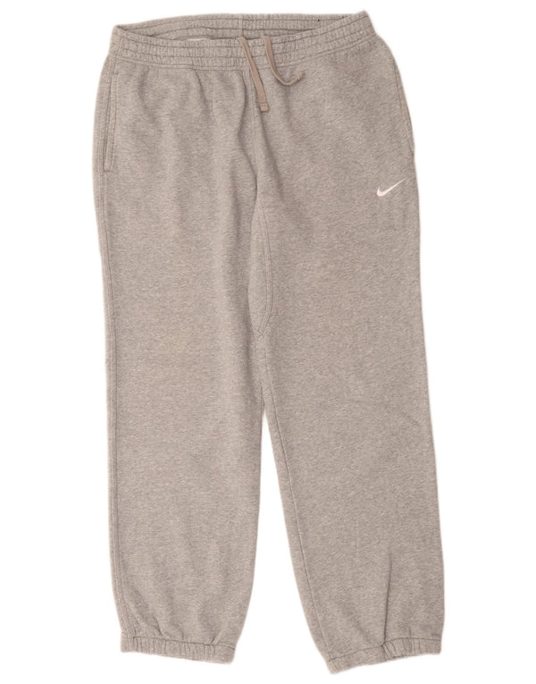 Calça de treino masculina Nike joggers cinza médio algodão