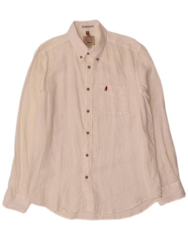 Camisa masculina Marlboro Classics Regular Fit grande off white