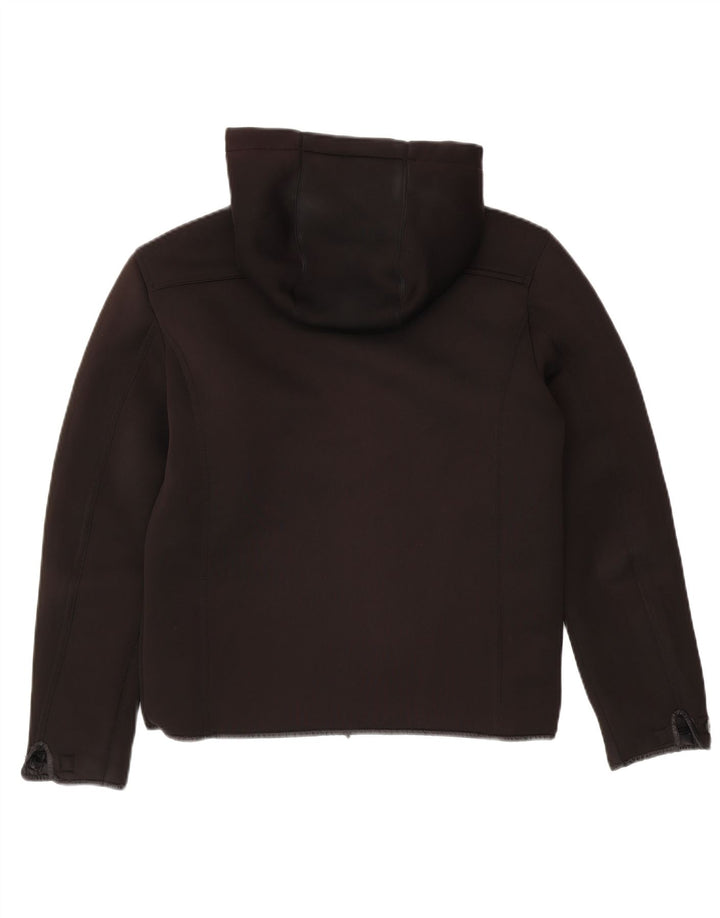 Jaqueta bomber masculina com capuz Bomboogie acolchoada Reino Unido 36 poliéster preto pequeno