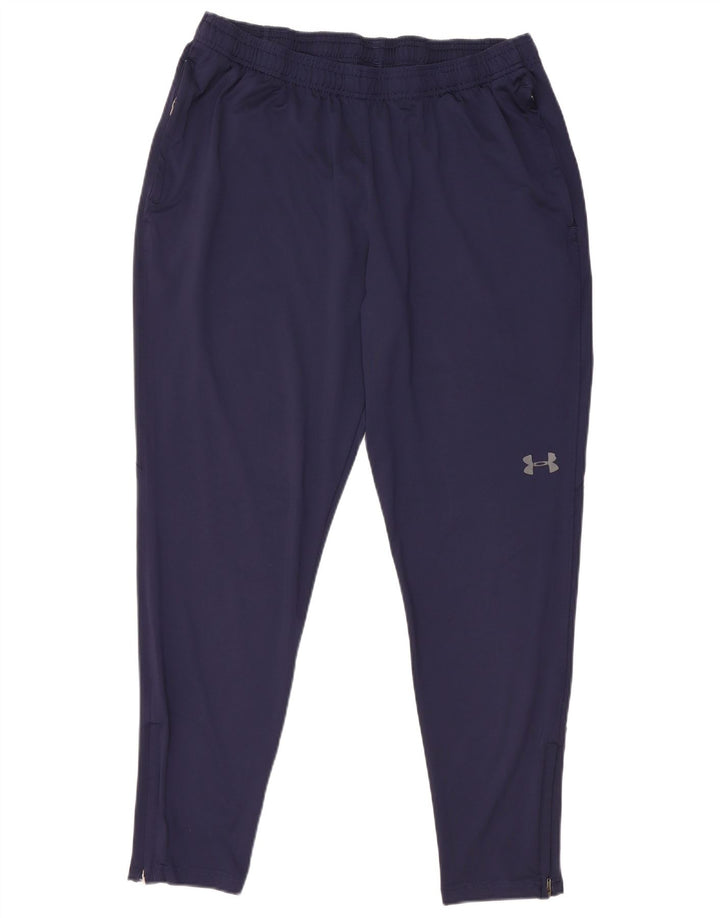 Calça de treino masculina UNDER ARMOUR XL azul marinho poliéster