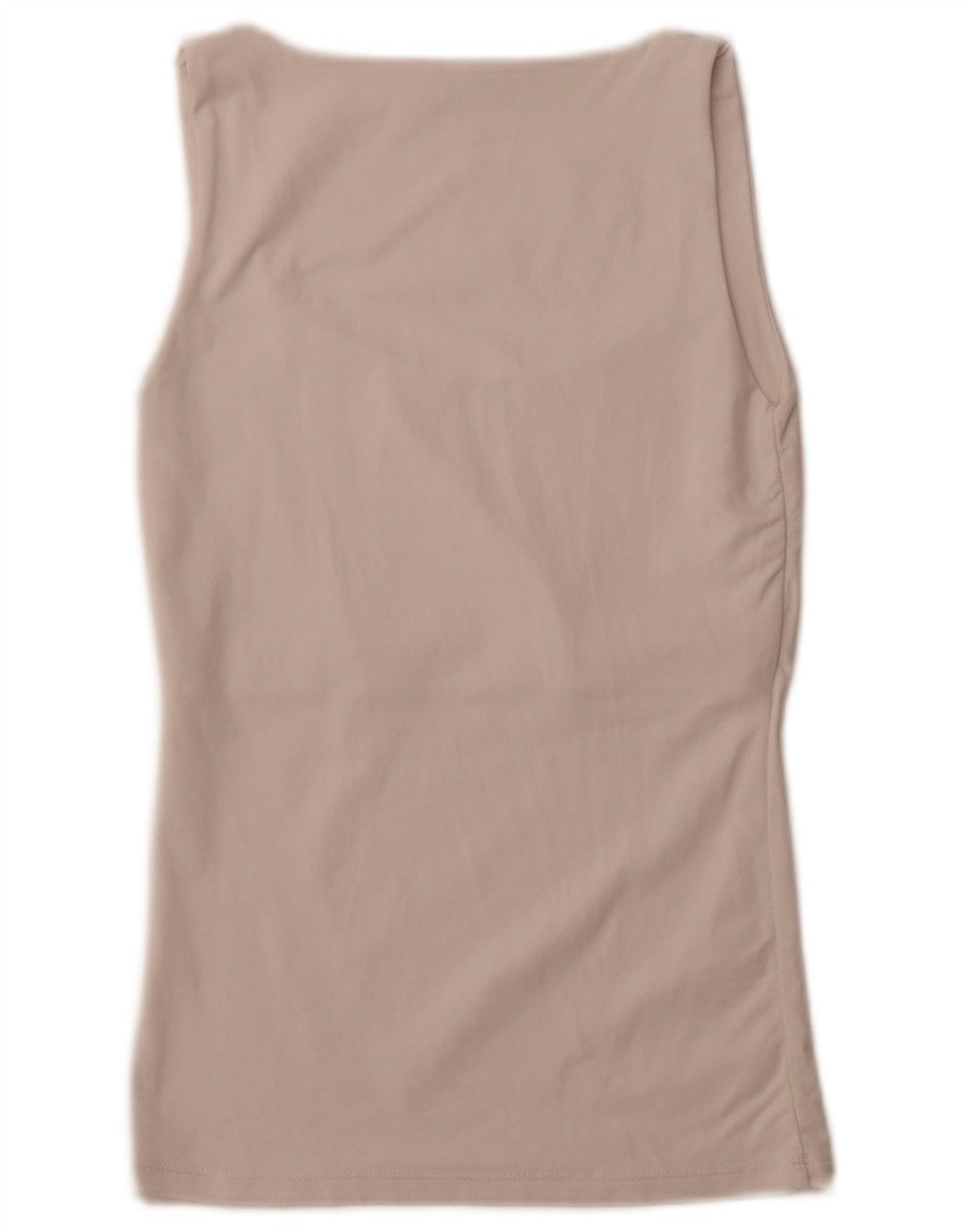 Top colete feminino ZARA UK 8 pequeno branco