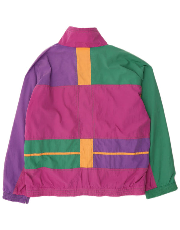 Lotto Womens Tracksuit Top Jacket UK 18 XL Multicolorido Colourblock