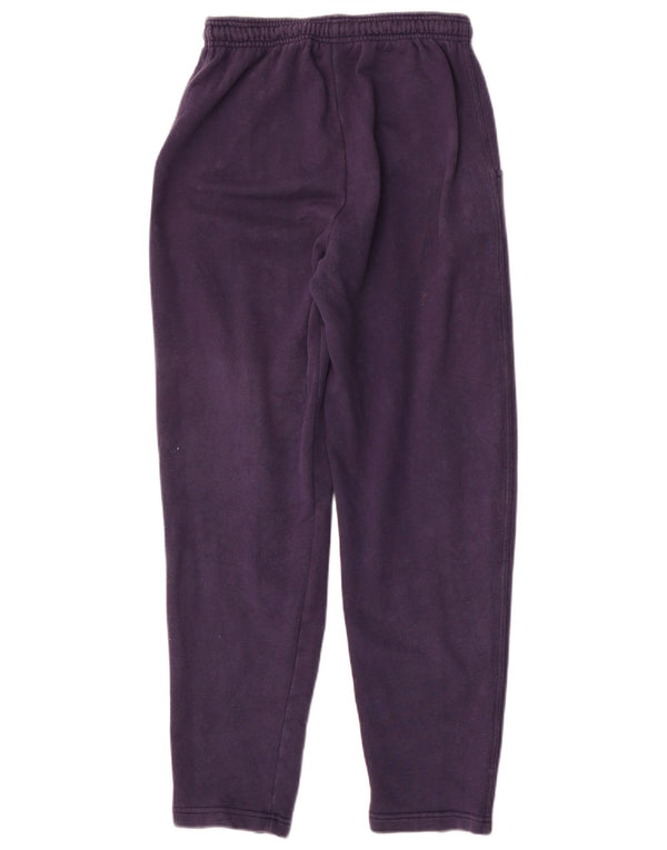 Adidas Womens Tracksuit Trousers Joggers UK 10 Small Navy Blue Cotton