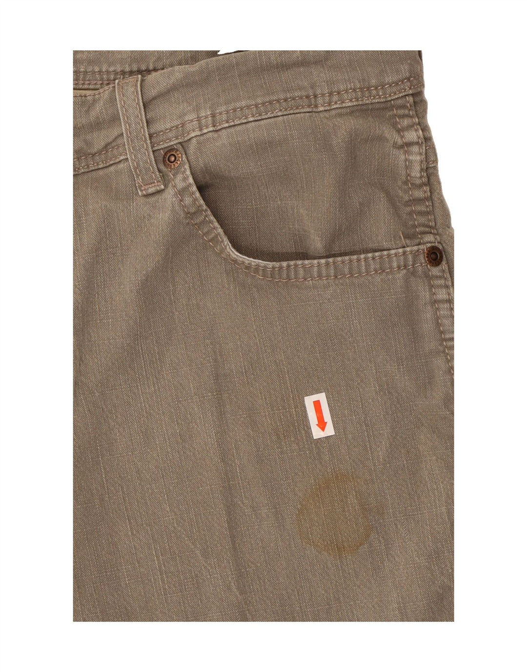 WRANGLER Mens Texas Stretch Straight Jeans W33 L32 Brown Cotton Vintage Wrangler and Second-Hand Wrangler from Messina Hembry 