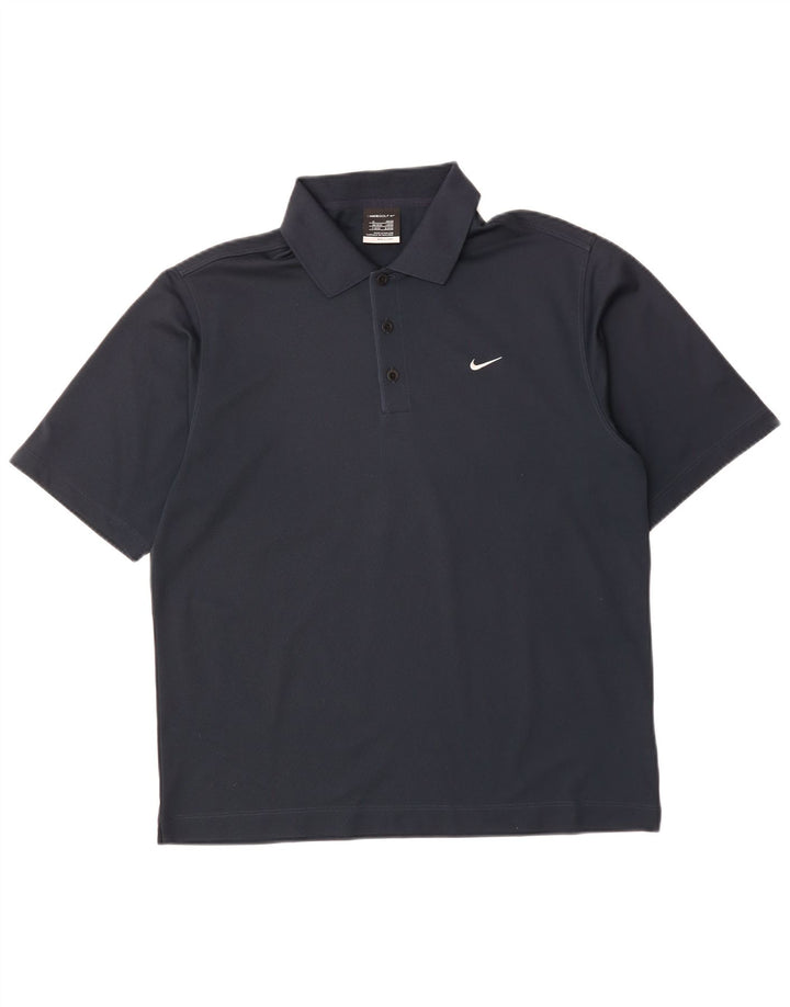 Camisa polo masculina NIKE azul marinho médio