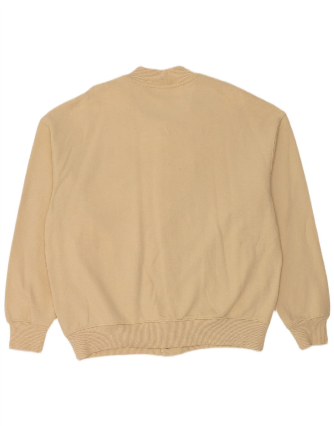 Jaqueta masculina Zara Varsity UK 42 XL algodão bege